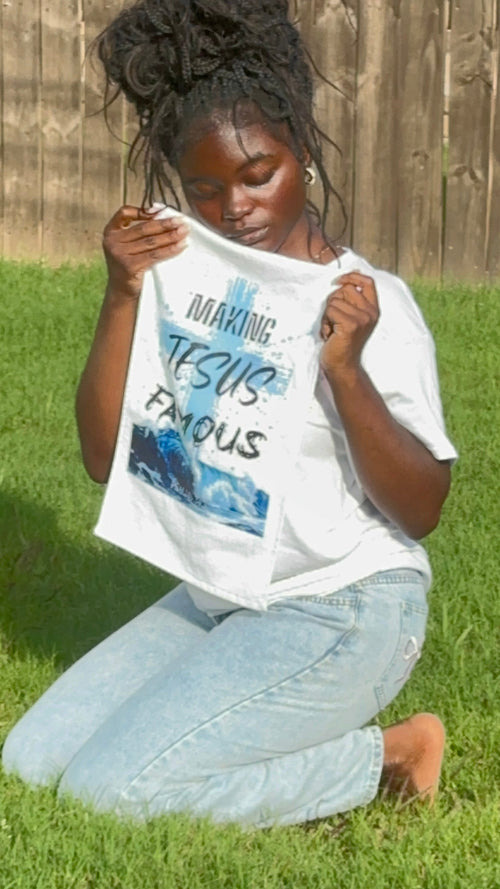 Making JESUS Famous Cross Towel
